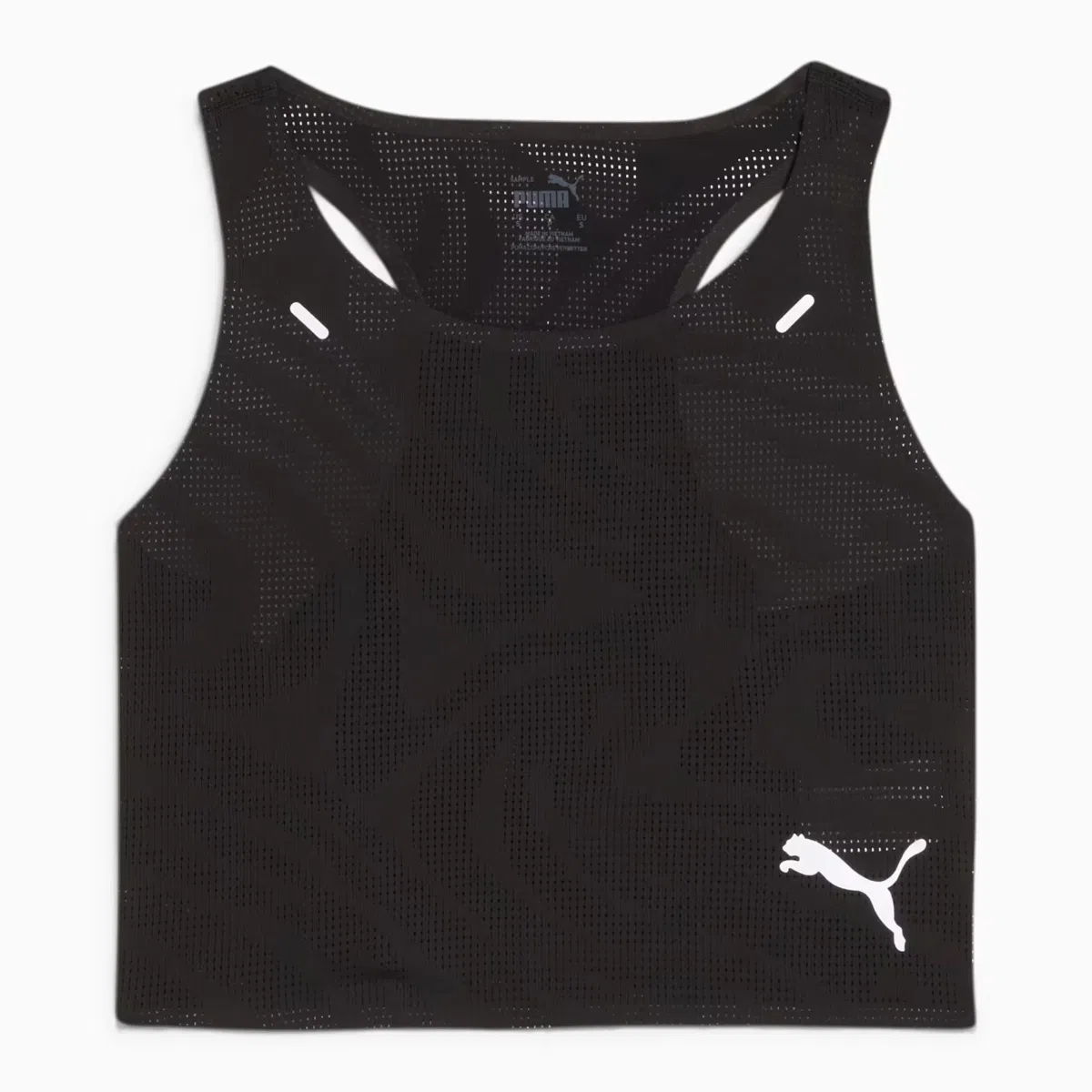 Puma RUN ULTRASPUN CROP TOP (W) Топ беговой женский Черный