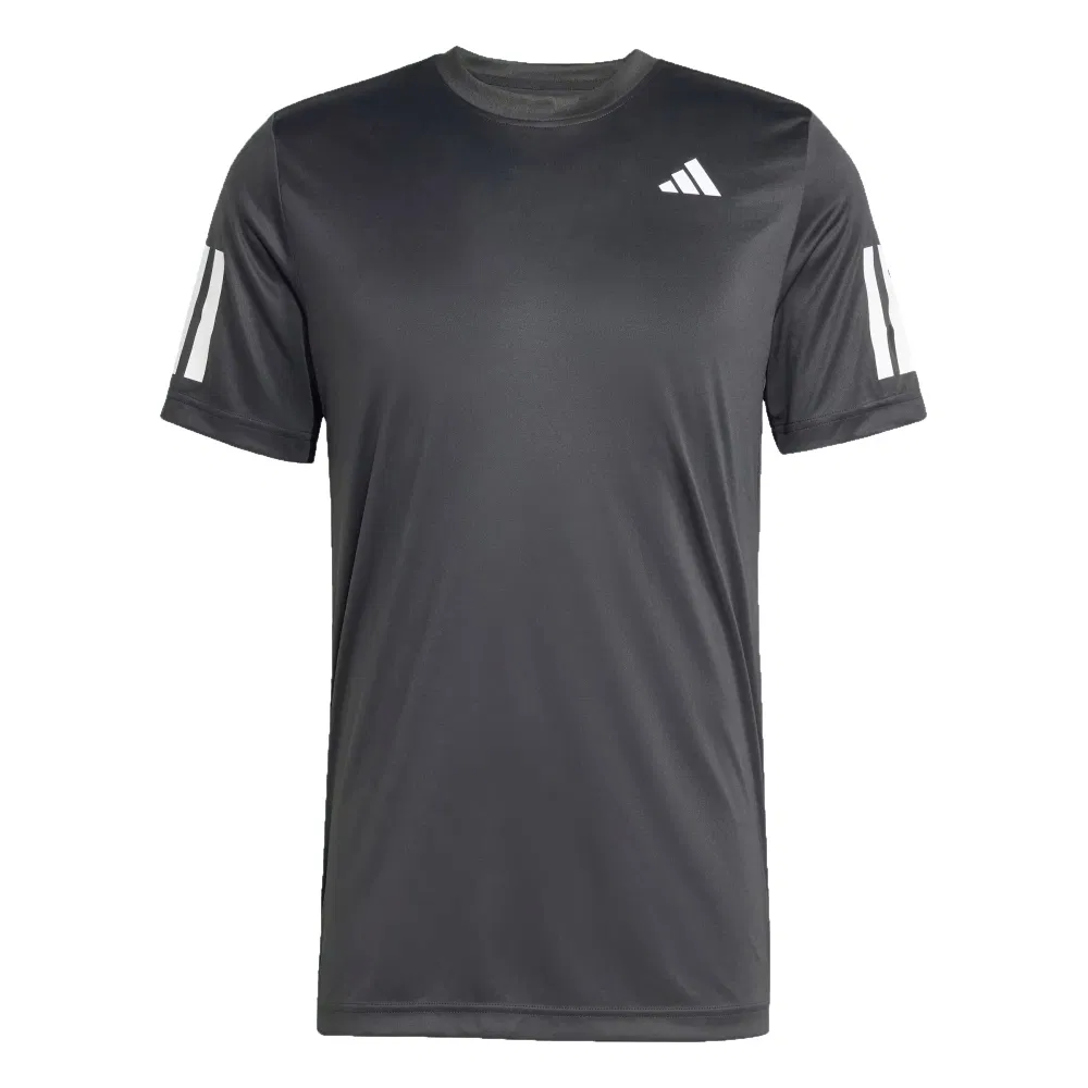 Adidas CLUB TENNIS CLIMACOOL 3-STRIPES Футболка теннисная Черный/Белый