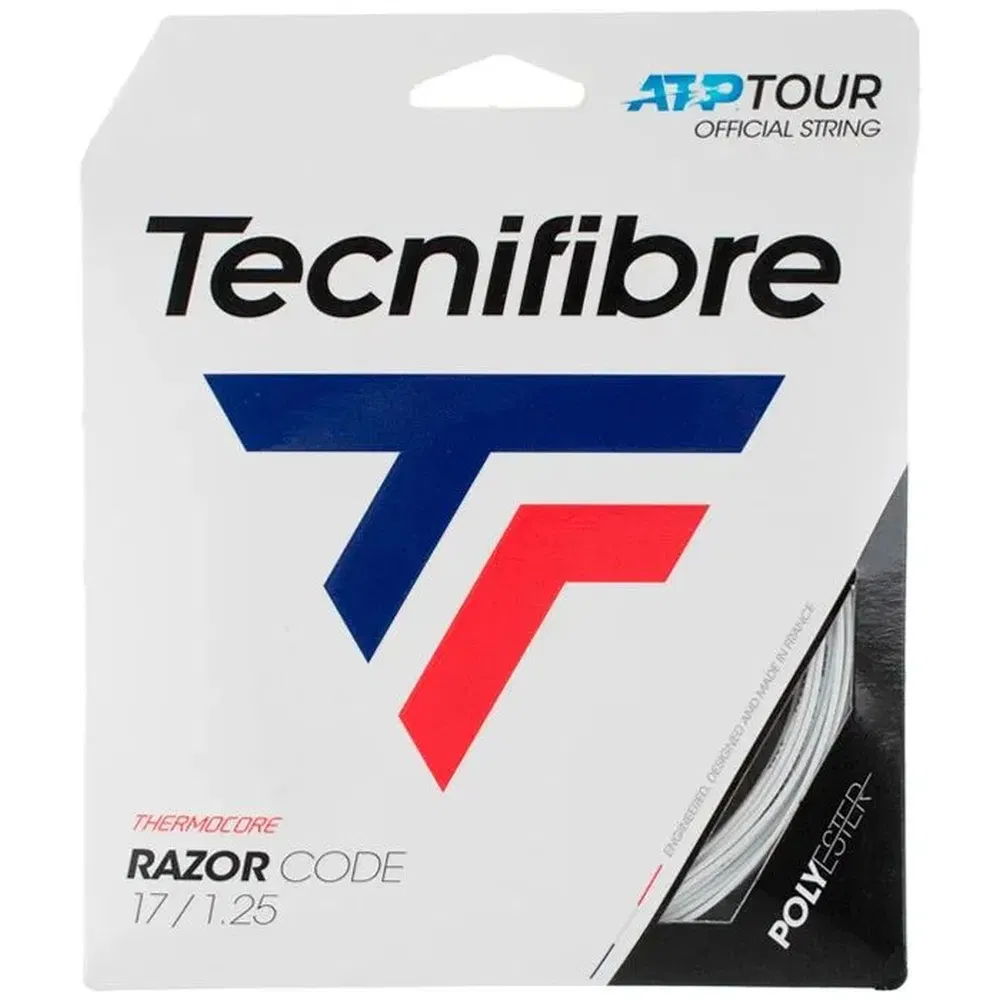 Tecnifibre RAZOR CODE 1,30 WHITE Теннисная струна 12м