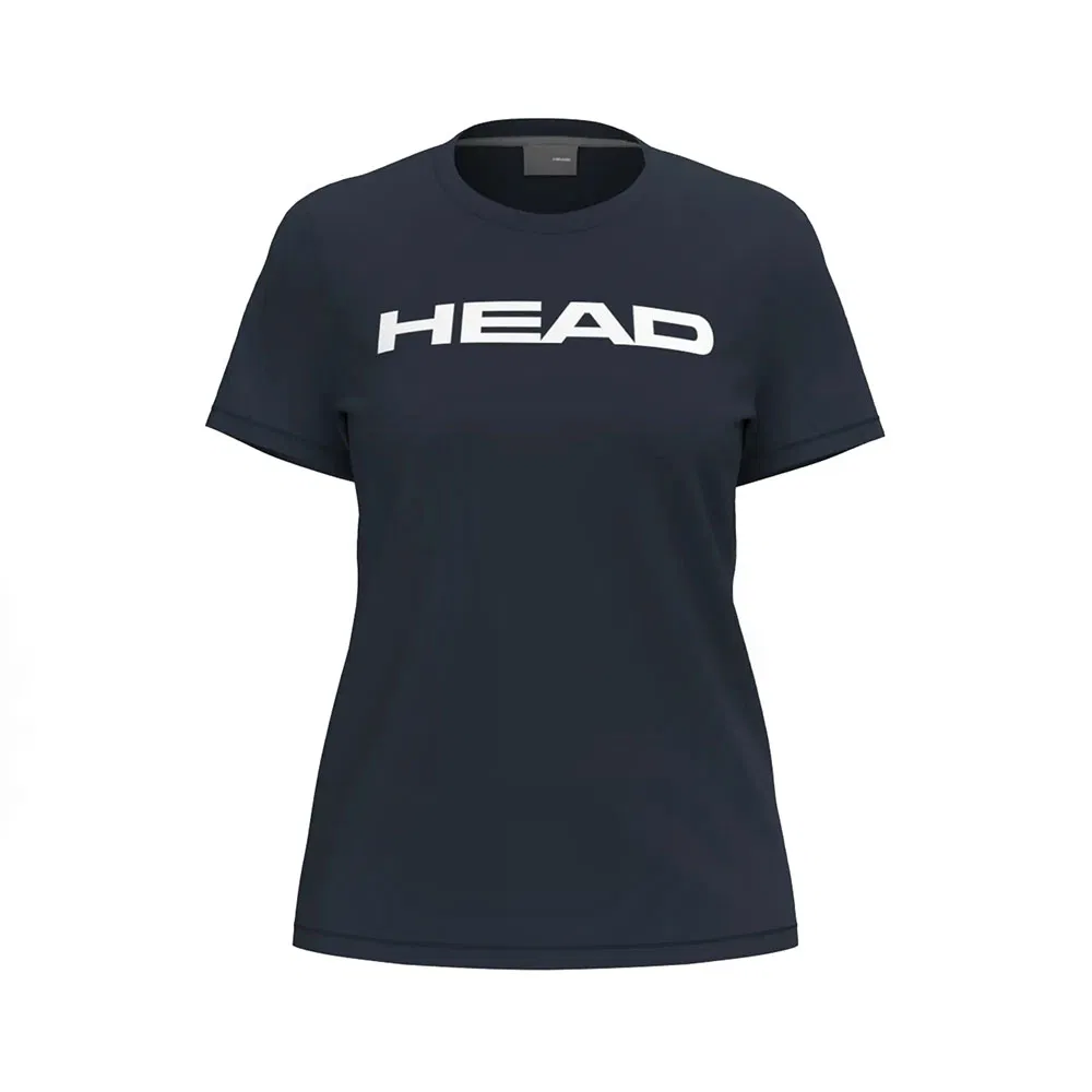 Head CLUB ORIGINAL T-SHIRT (W) Футболка теннисная женская Темно-синий