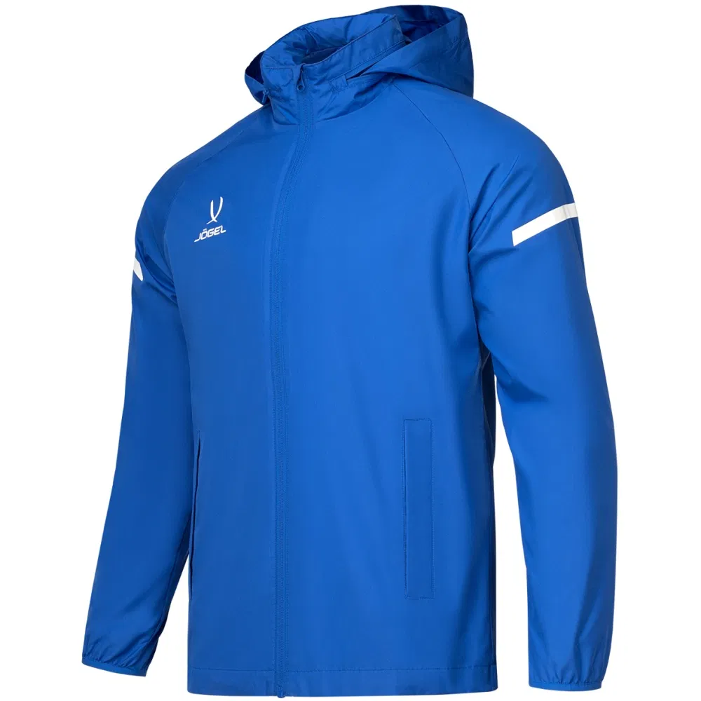 Jogel CAMP 2 RAIN JACKET Куртка ветрозащитная детская Синий/Белый
