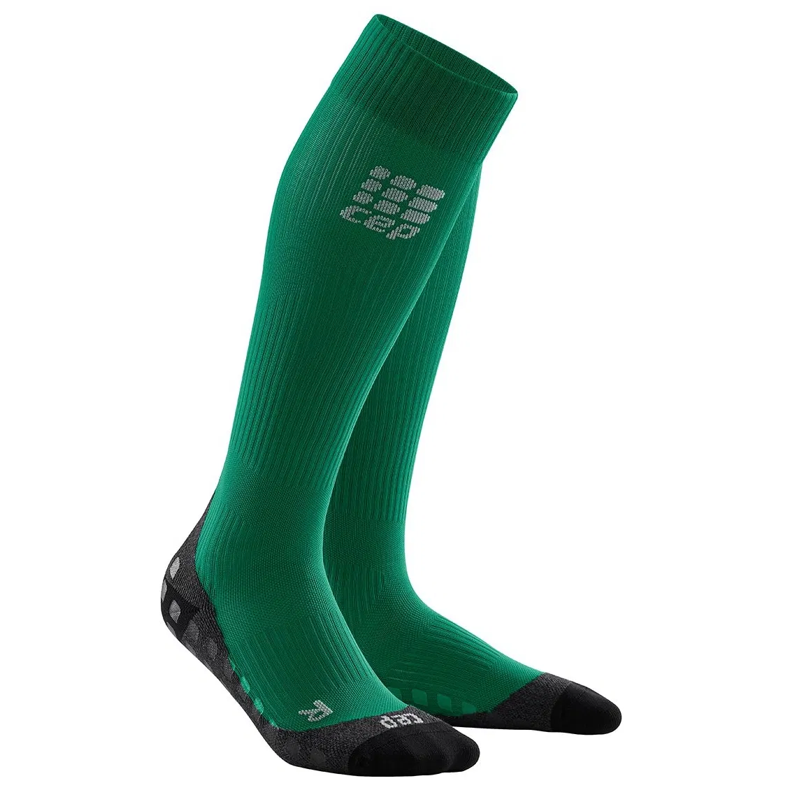 CEP GRIPTECH COMPRESSION SOCKS Компрессионные гольфы для игровых видов спорта Зеленый/Серый