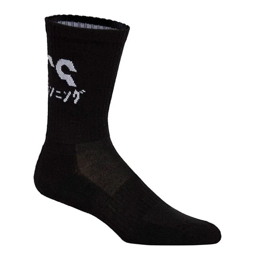 Asics 2PPK KATAKANA SOCK Носки беговые (2 пары) Черный/Белый
