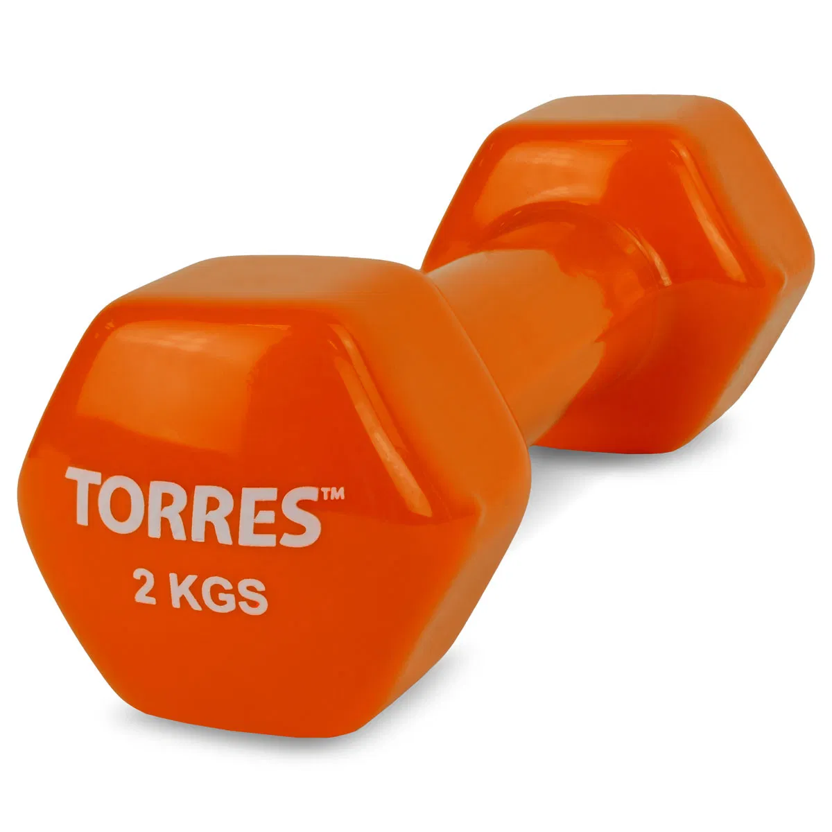 Torres PL522204 Гантель металл в виниловой оболочке 2 кг