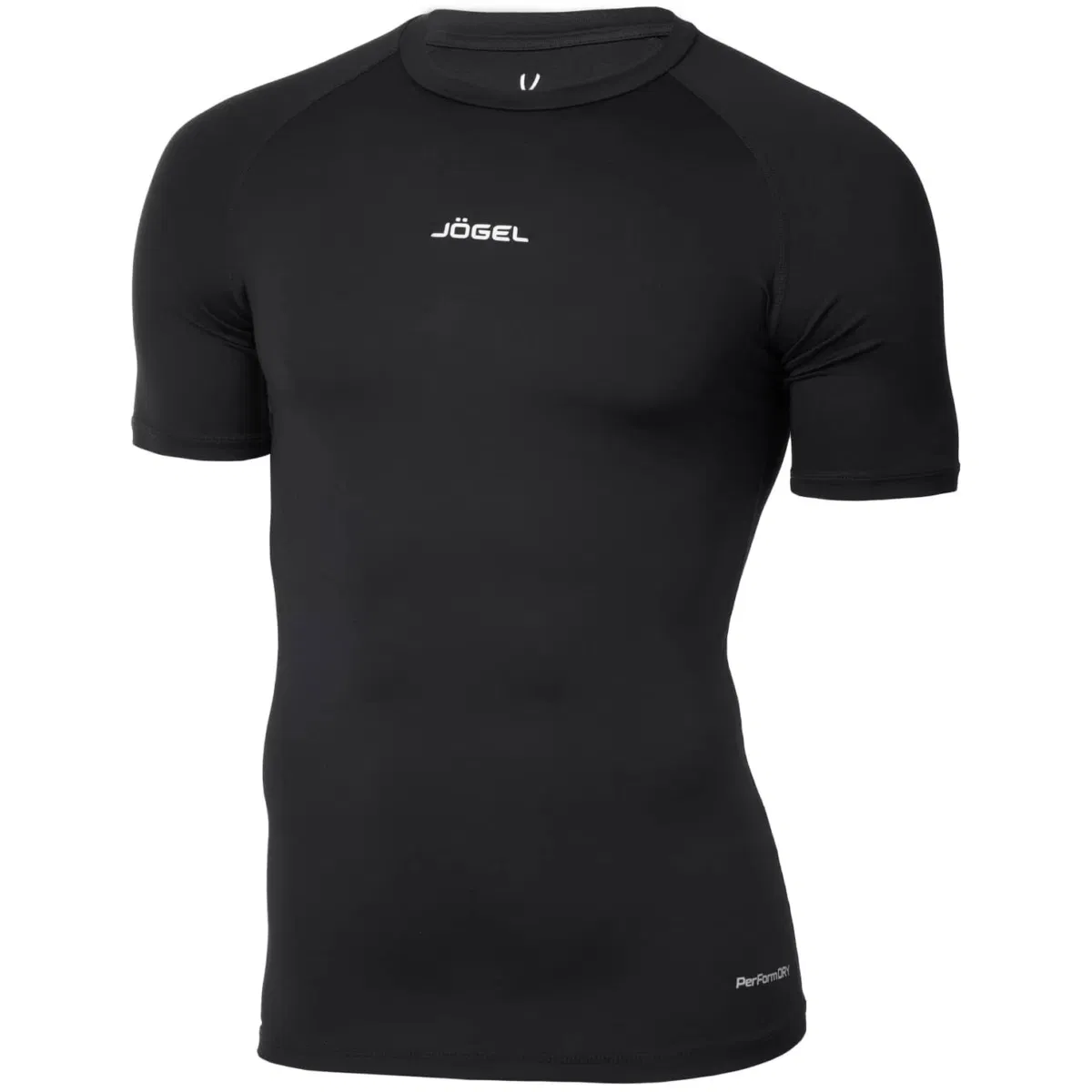 Jögel CAMP PERFORMDRY TOP SS Футболка компрессионная Черный/Белый