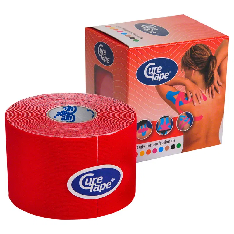 CureTape RED 5см×5м Кинезиотейп Красный