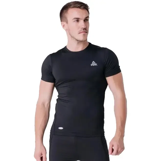 Peak T-SHIRTS QUICK DRY COMPRESSION SPORT Футболка Компрессионная Черный