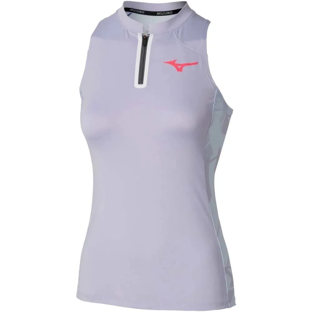 Mizuno DAYBREAKERS PRINTED TANK (W) Майка теннисная женская Фиолетовый