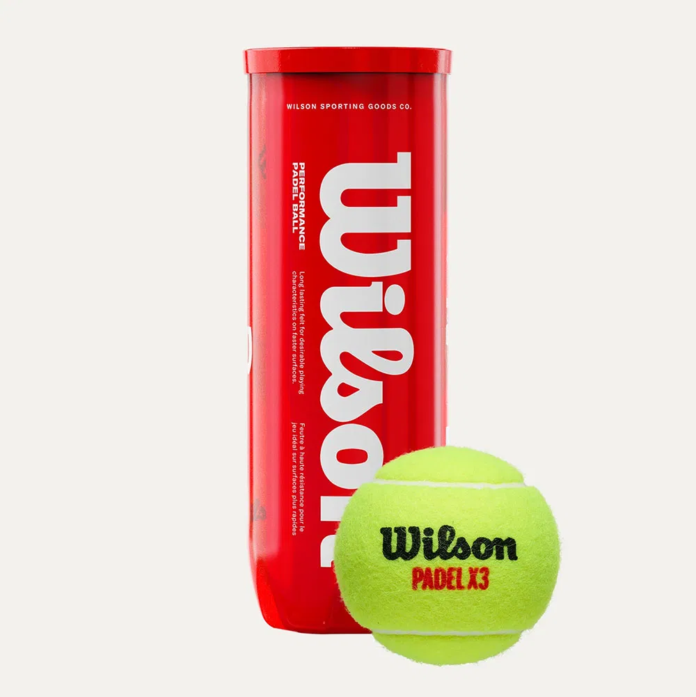 Wilson PADEL X3 YELLOW Мячи для падела (3 мяча в тубе)