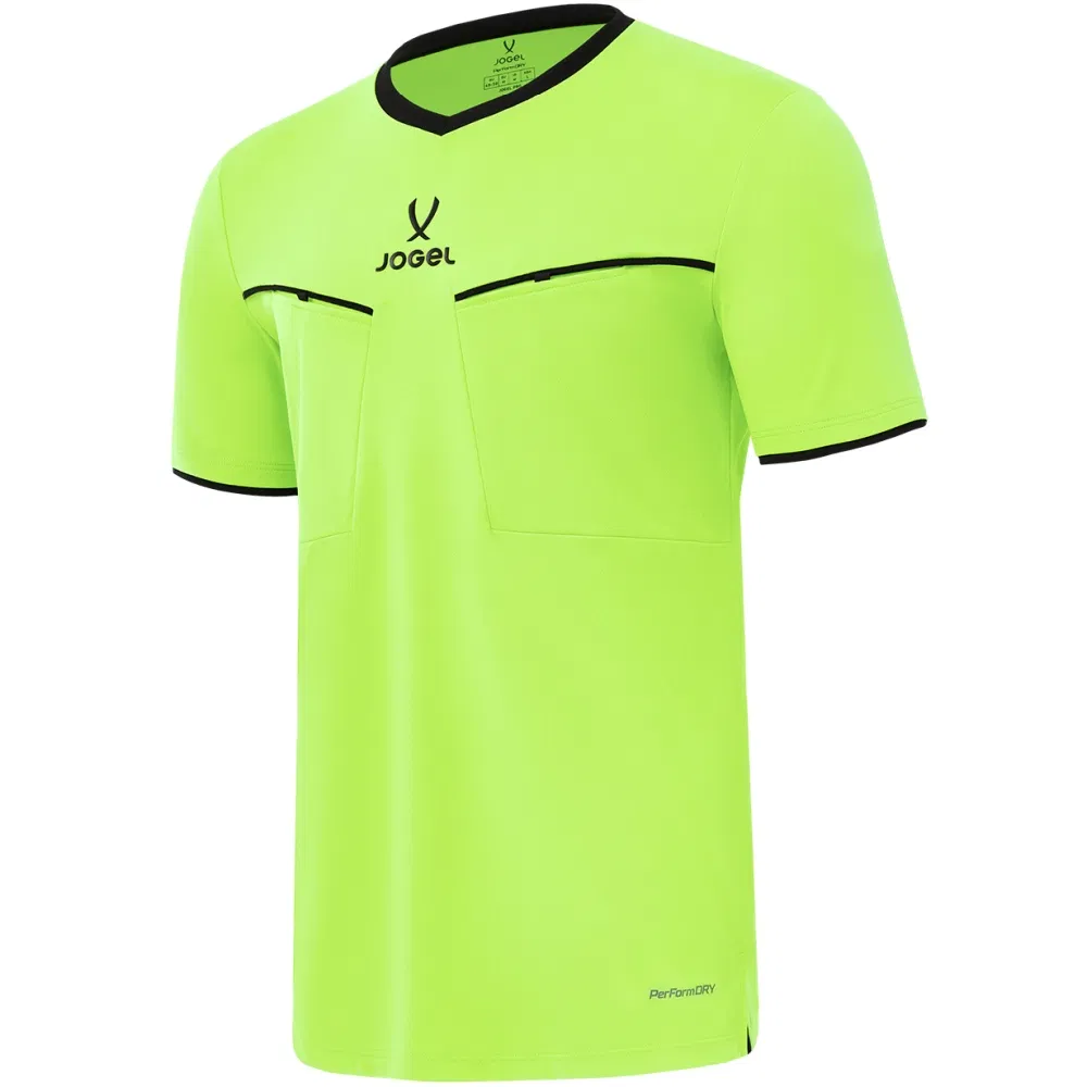 Jogel DIVISION PERFORMDRY REFEREE SS TEE 2.0 Футболка судейская Желтый неон