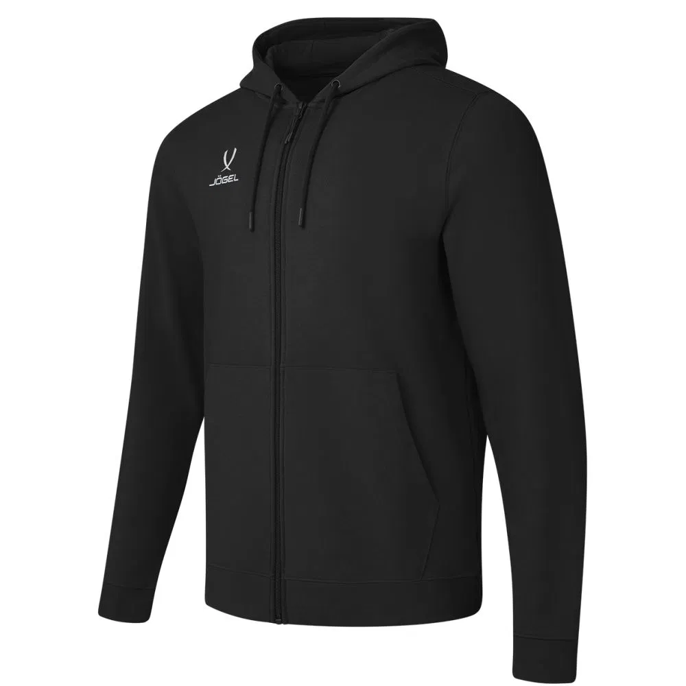 Jogel ESSENTIAL COTTON FLEECE FZ HOODIE Толстовка с капюшоном на молнии Черный