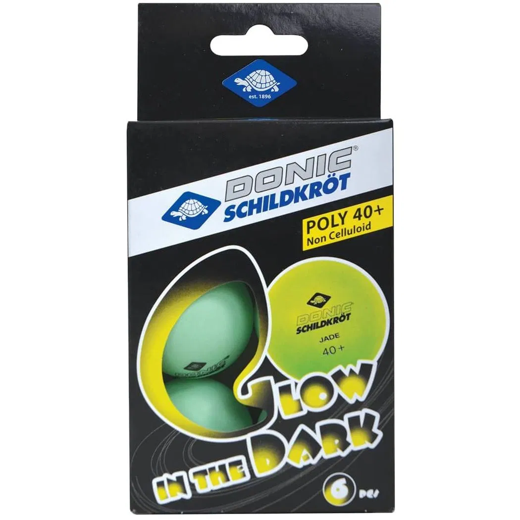 Donic SCHILDKROET GLOW IN THE DARK Мячи для настольного тенниса (6 шт)