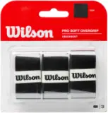 Wilson PROFILE OVERGRIP Овергрип для теннисных ракеток (3 шт) Черный