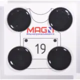 Magni ЧЕРНЫЙ Магнитные держатели спортивных номеров