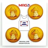 Magni ГРИБОЧЕК Магнитные держатели спортивных номеров