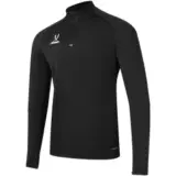 Jögel PREMIER PERFORMDRY TRAINING 1/4 ZIP FLEECE TOP Джемпер ветрозащитный Черный