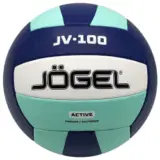 Jögel JV-100 ACTIVE 2025 Мяч волейбольный Темно-синий/Голубой/Белый