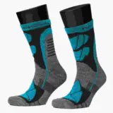 Nordski WOOL LIGHT BLUE/BLACK Термоноски Серый/Голубой/Черный