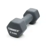 Torres PL522503 Гантель металлическая в неопреновой оболочке 3 кг