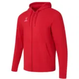 Jögel ESSENTIAL COTTON FZ HOODIE Толстовка с капюшоном на молнии детская Красный