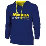 Mikasa BELYT MAN Толстовка спортивная с капюшоном Синий/Желтый