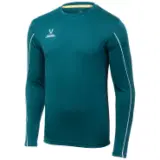 Jögel CAMP GK PADDED LS JGT-1600-K Свитер вратарский детский Зеленый/Черный/Белый