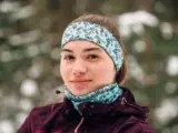 Wondertrail Налобная повязка Trail print Mint