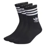 Adidas MID CUT CREW SOCKS 3P Носки высокие Черный/Белый