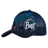 Buff TRUCKER CAP XCROSS Бейсболка беговая Темно-синий