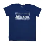 Mikasa MT5023 Футболка спортивная Темно-синий/Белый