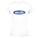 Mikasa MANICA CORTA Футболка Белый/Синий