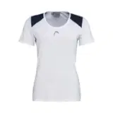 Head CLUB 22 T-SHIRT (W) Футболка теннисная женская Белый/Черный