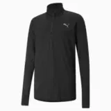 Puma VELOCITY CLOUDSPUN QUARTER-ZIP TOP Лонгслив Черный
