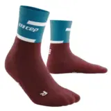 CEP THE RUN COMPRESSION MID CUT SOCKS 4.0 Компрессионные носки Бордовый/Синий