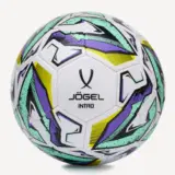 Jögel INTRO №4 2025 Мяч футбольный Белый/Зеленый/Фиолетовый