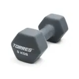 Torres PL522505 Гантель металлическая в неопреновой оболочке 5 кг