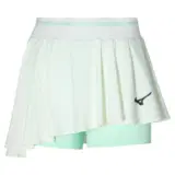 Mizuno FRONTIER FLYING SKIRT (W) Юбка теннисная женская Белый/Зеленый
