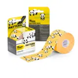 Tmax PATTERN PANDA 5см×5м Кинезиотейп Желтый/Черный/Белый