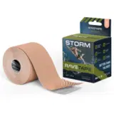 RaveTape STORM 5см×5м Кинезиотейп Телесный