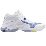 Mizuno WAVE LIGHTNING Z8 MID Кроссовки волейбольные Белый/Голубой/Желтый