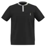 7/6 ANKL POLO 2.0 "EBONY" Поло теннисное Черный/Белый