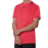 Mizuno LOGO T-SHIRT Футболка теннисная Красный/Черный