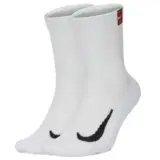 Nike COURT MULTIPLIER CUSHIONED CREW SOCKS Носки теннисные (2 пары) Белый/Черный