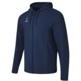 Jogel ESSENTIAL COTTON FLEECE FZ HOODIE Толстовка с капюшоном на молнии Темно-синий