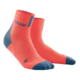 CEP COMPRESSION SHORTS SOCKS 3.0 (W) Компрессионные носки женские Коралловый/Синий