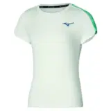 Mizuno FRONTIER T-SHIRT (W) Футболка теннисная женская Белый/Голубой