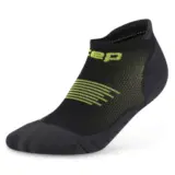 CEP CORE RUN NO SHOW SOCKS 5.0 Носки беговые ультракороткие Черный/Салатовый