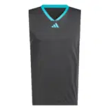 Adidas LEGENDS 3-STRIPES BASKETBALL TANK TOP Майка баскетбольная Темно-серый/Голубой