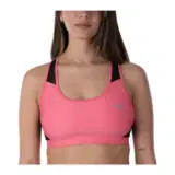 Mizuno ALPHA BRA (W) Топ беговой женский Розовый/Черный