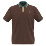 7/6 ANDY POLO "SHAVED CHOCOLATE" Поло теннисное Коричневый/Голубой